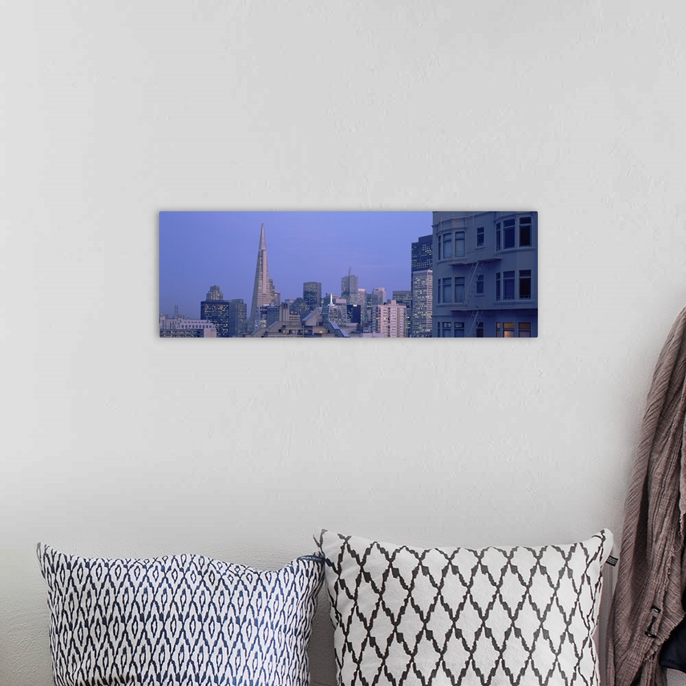 A bohemian room featuring Buildings in a city, San Francisco, California