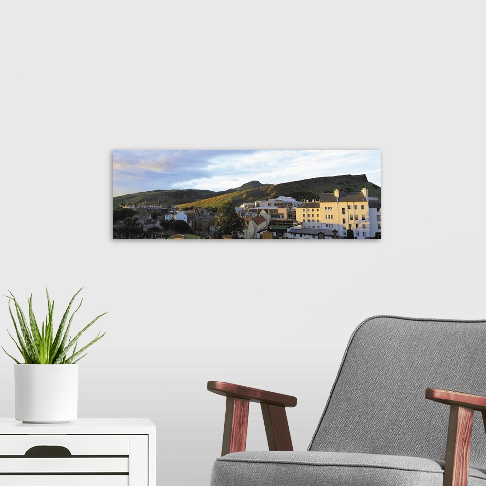 A modern room featuring Buildings in a city, Scottish Parliamentary Buildings, Holyrood Palace, Holyrood, Edinburgh, Scot...