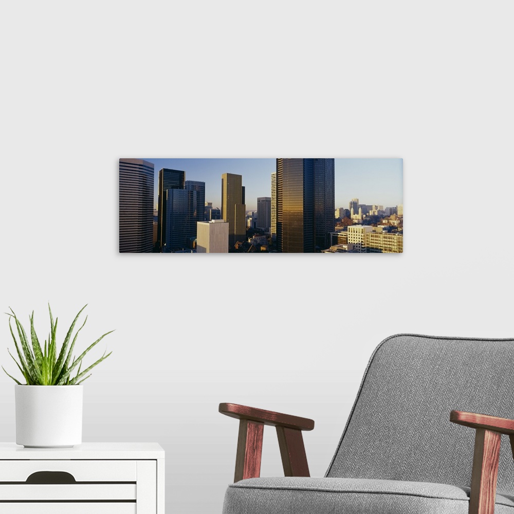 A modern room featuring Buildings in a city, Seattle, Washington State
