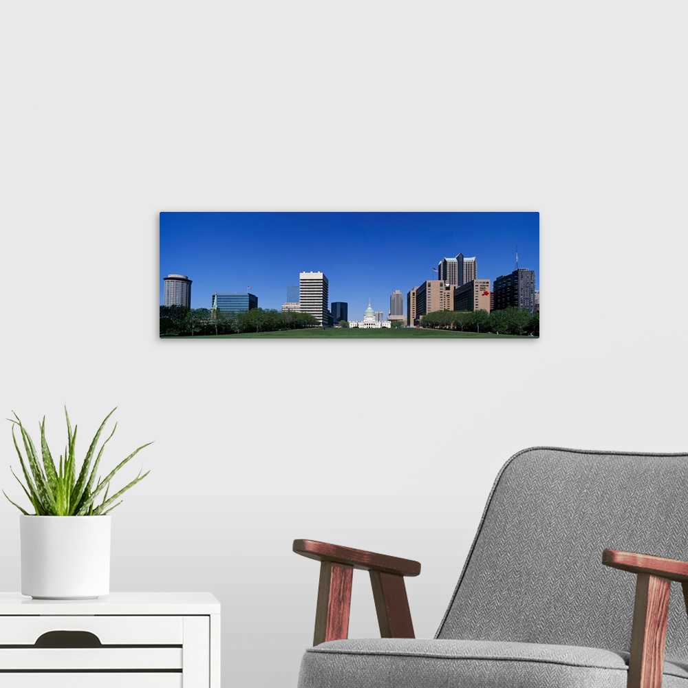 A modern room featuring Buildings in a city, St Louis, Missouri