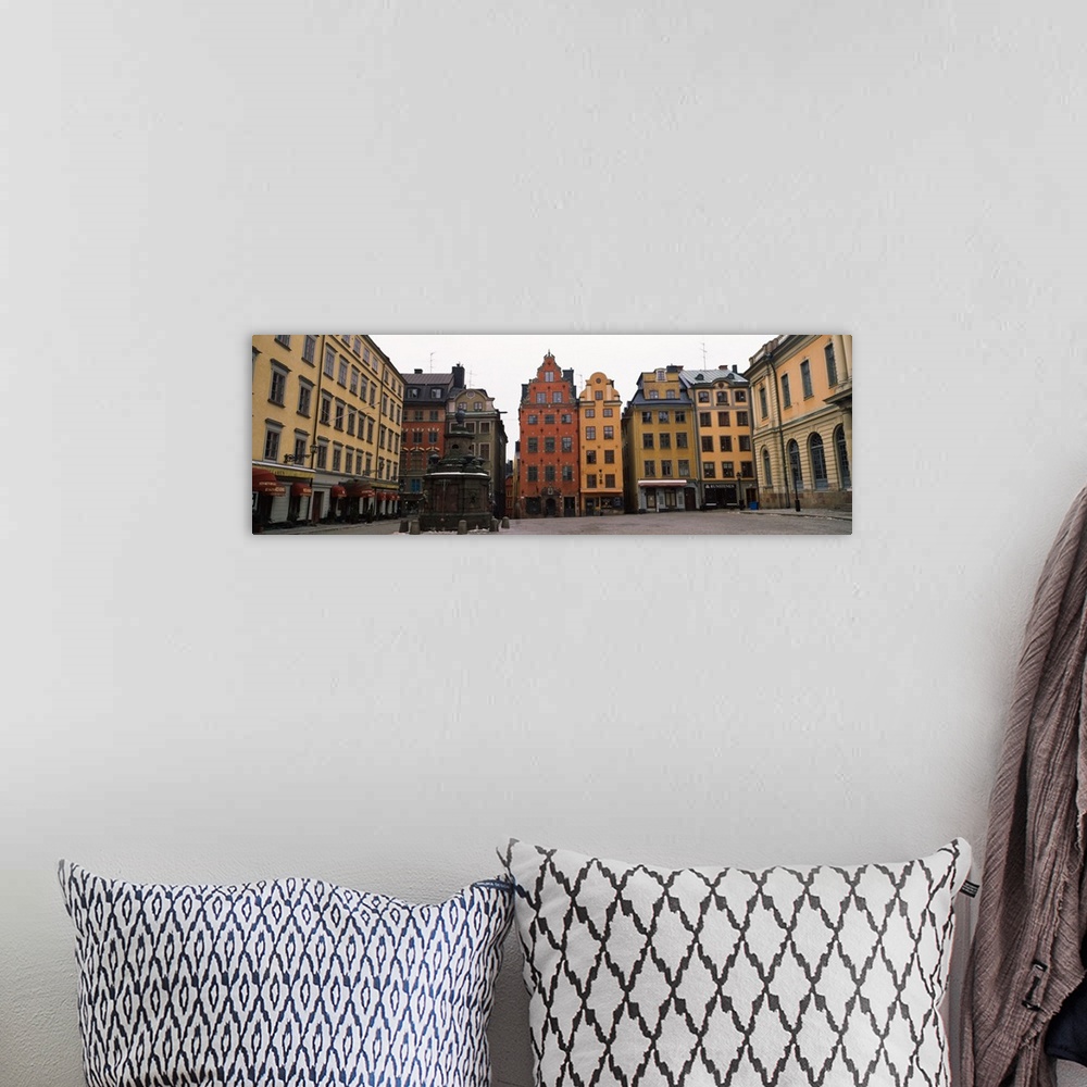 A bohemian room featuring Buildings in a city, Stortorget, Gamla Stan, Stockholm, Sweden