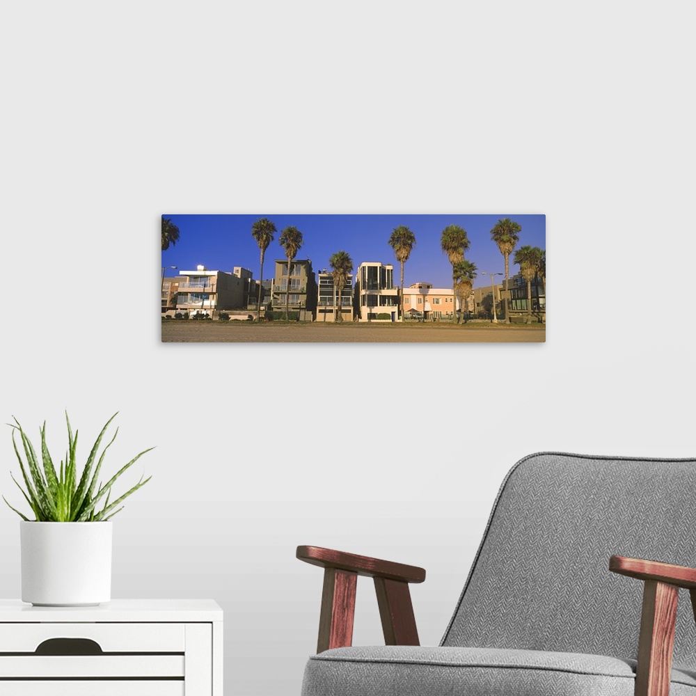 A modern room featuring Buildings in a city, Venice Beach, City of Los Angeles, California, USA