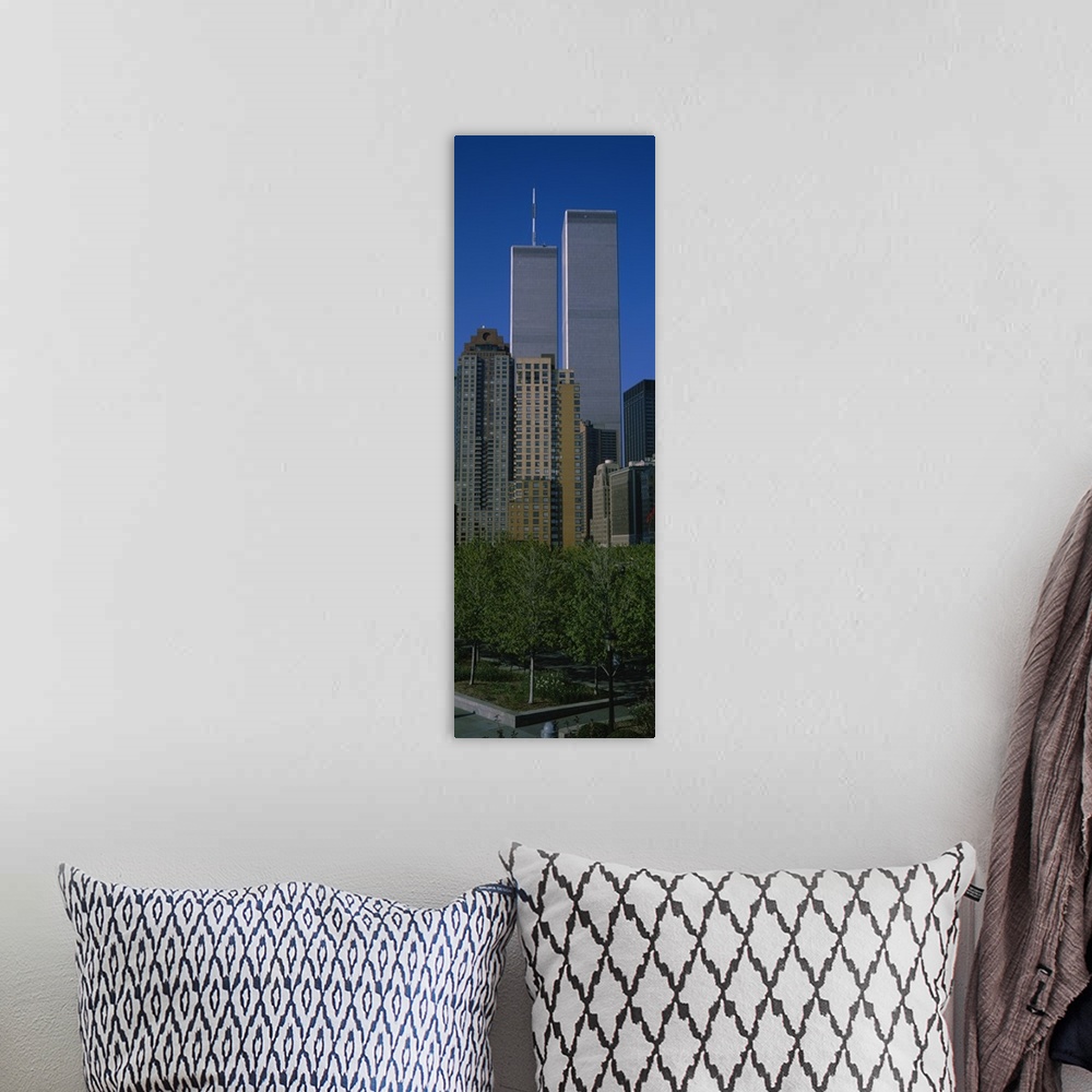 A bohemian room featuring Buildings in a city, World Trade Center, New York City, New York State