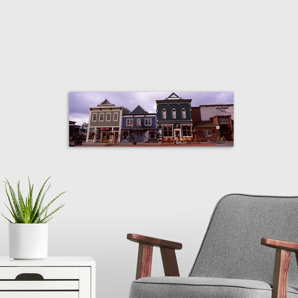 A modern room featuring Buildings in a town Crested Butte Gunnison County Colorado