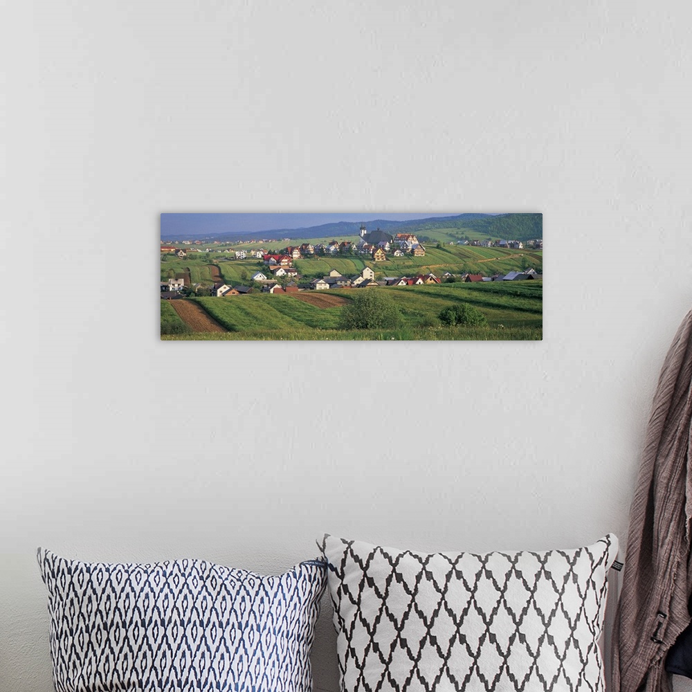 A bohemian room featuring Buildings in a town, Kluszkowce, Tatra Mountains, Poland