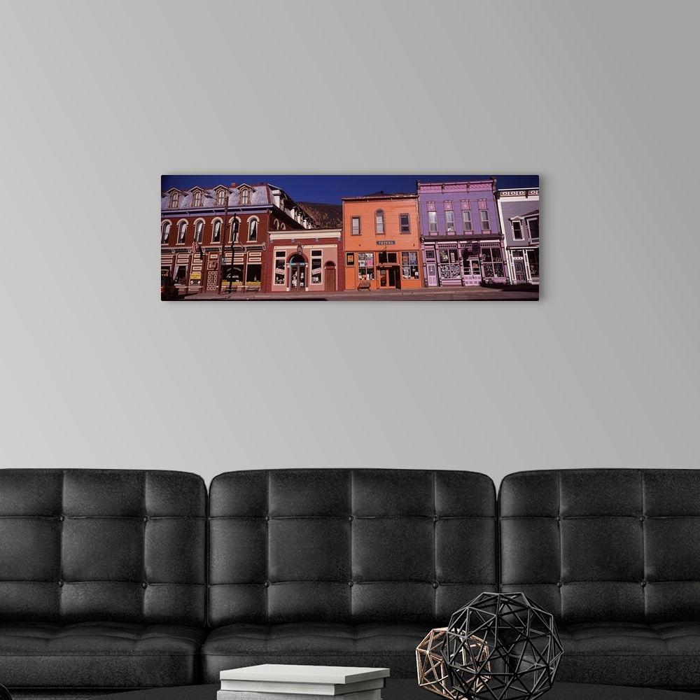 A modern room featuring Buildings in a town, Old Mining Town, Silverton, San Juan County, Colorado, USA