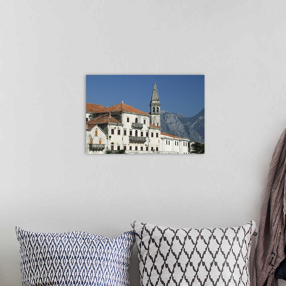 A bohemian room featuring Buildings In a town, Perast, Bay of Kotor, Kotor, Montenegro
