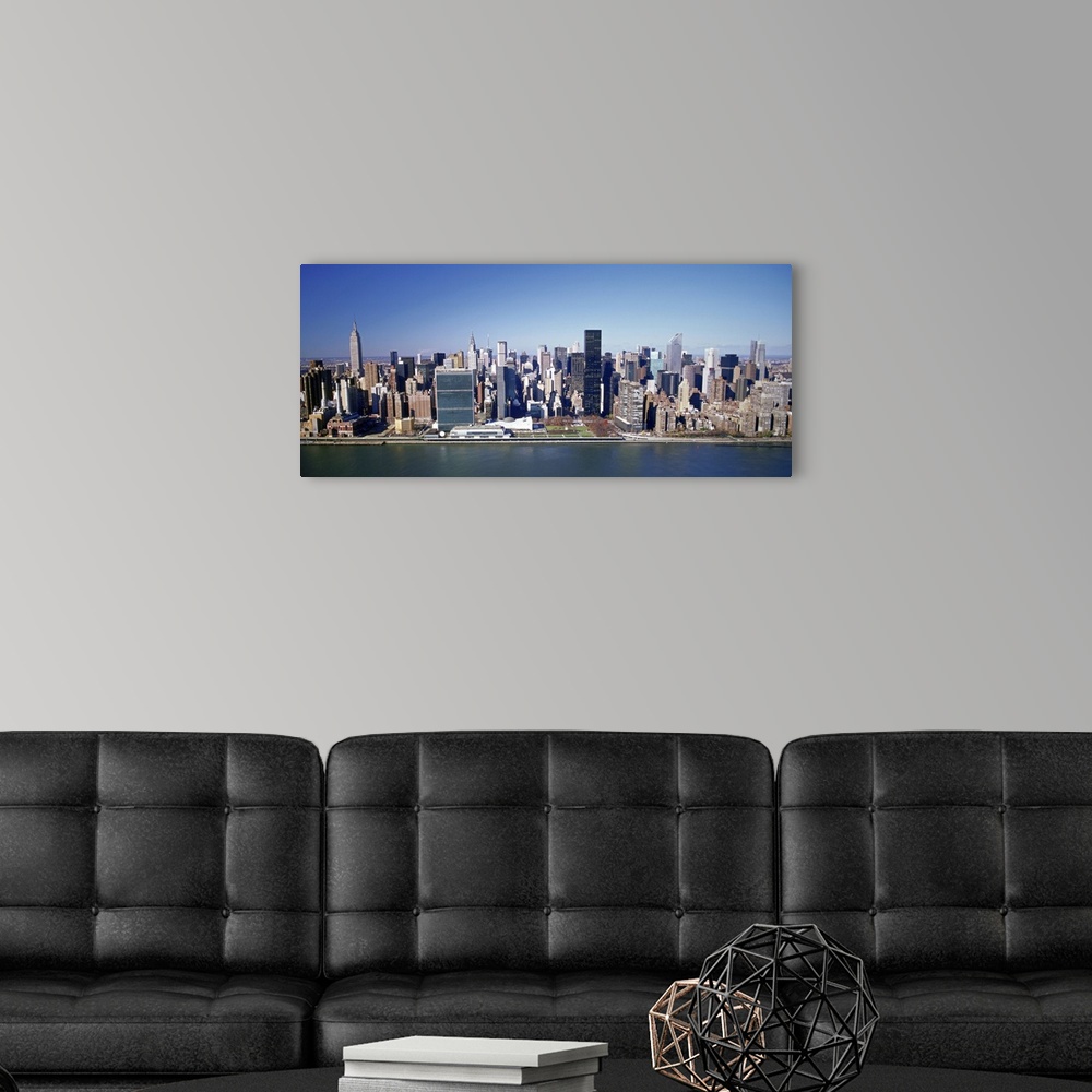 A modern room featuring Buildings on the waterfront, Manhattan, New York City, New York State