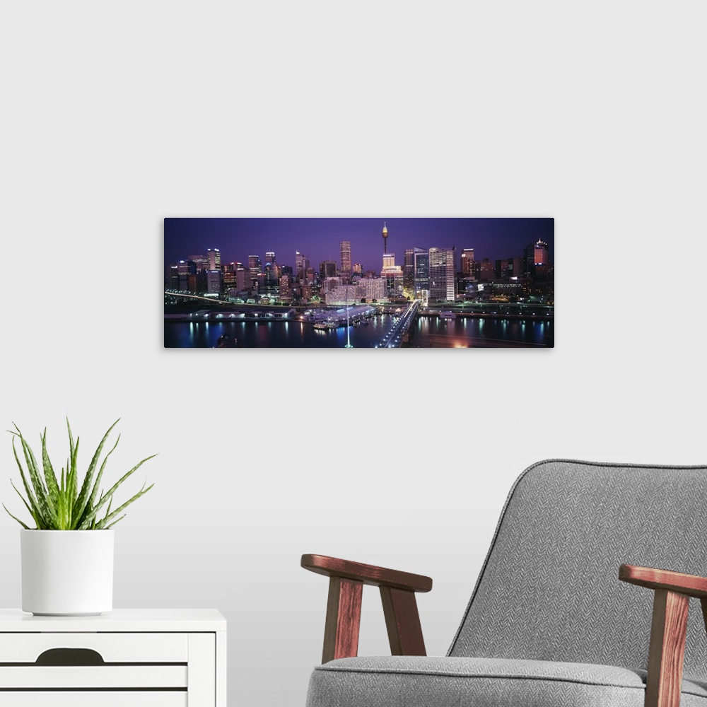 A modern room featuring Buildings on the waterfront, Sydney, Australia