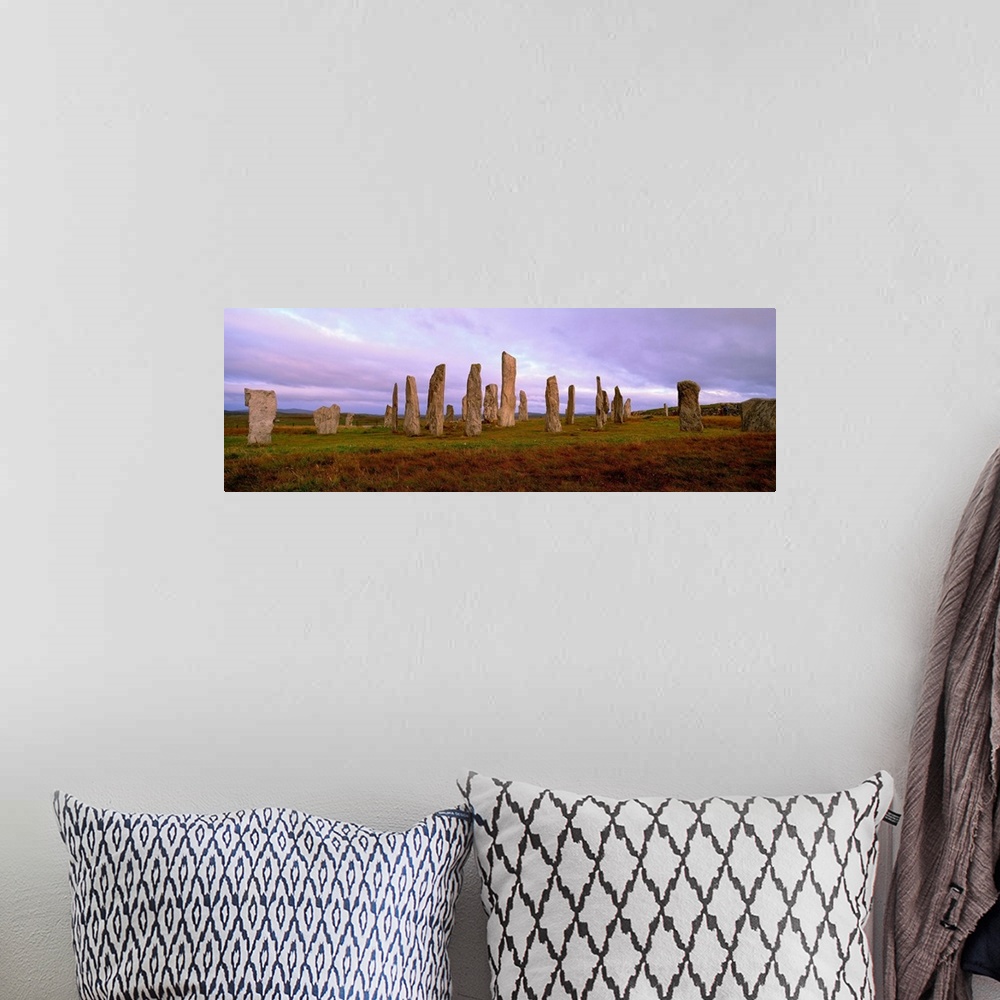A bohemian room featuring Calanais Standing Stones Isle of Lewis Outer Hebrides Scotland