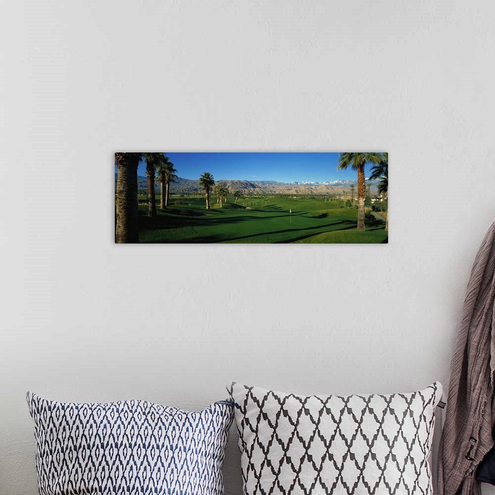 A bohemian room featuring California, Desert Springs, golf course