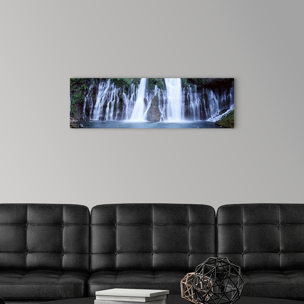 A modern room featuring California, McArthur Burney Falls