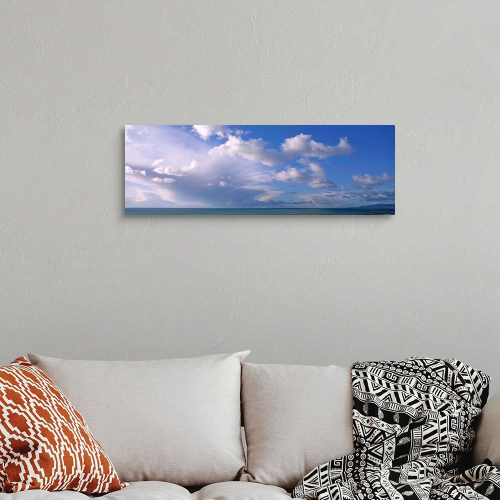 A bohemian room featuring California, Pacific Ocean, Montara, View of clouds over water