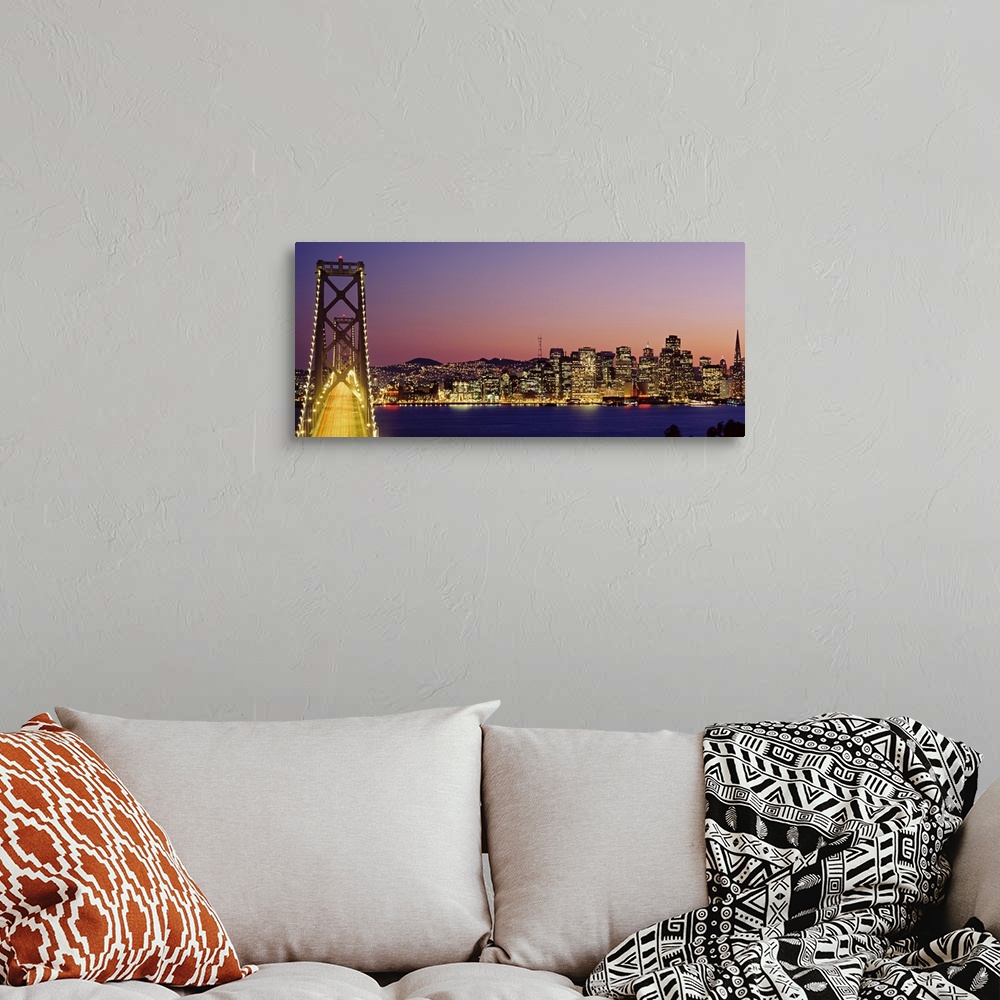 A bohemian room featuring California, San Francisco, Bay Bridge in San Francisco