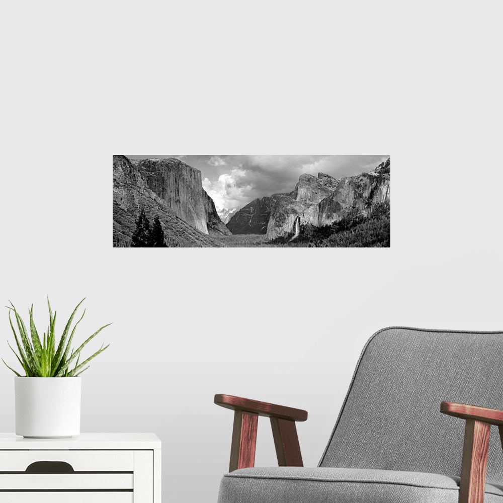 A modern room featuring California, Yosemite National Park, Low angle view of rock formations in a landscape