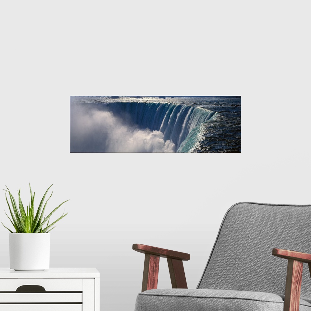 A modern room featuring Canada Niagara Falls Horseshoe Falls