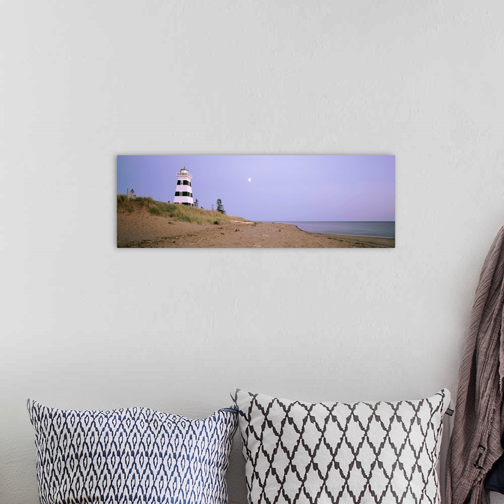 A bohemian room featuring Canada, Prince Edward Island, Low angle view of West Point Lighthouse