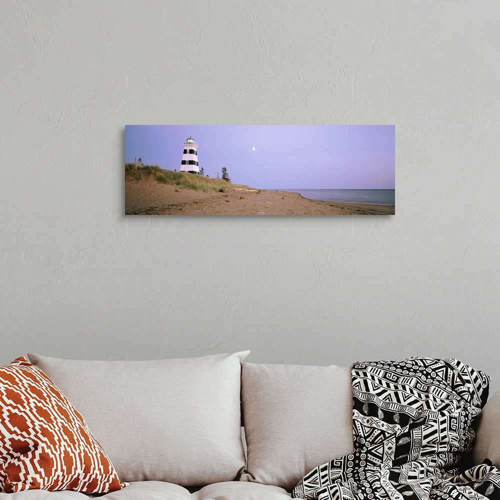 A bohemian room featuring Canada, Prince Edward Island, Low angle view of West Point Lighthouse