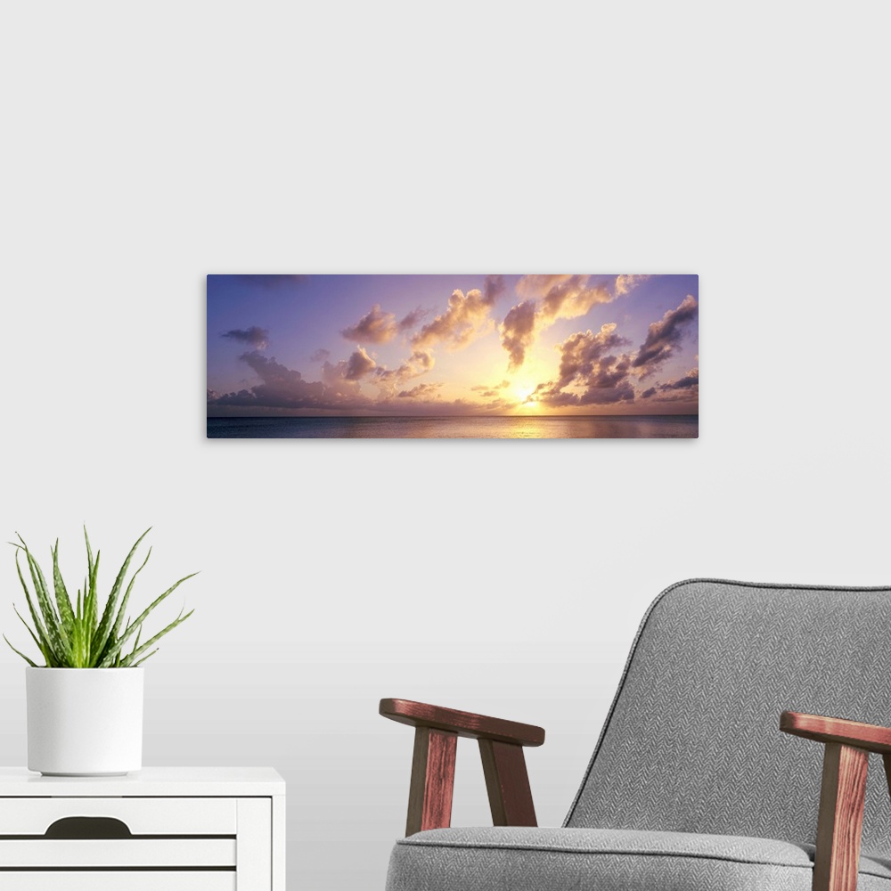 A modern room featuring Caribbean Sea, Cayman Islands, Seven Mile Beach, Sunset