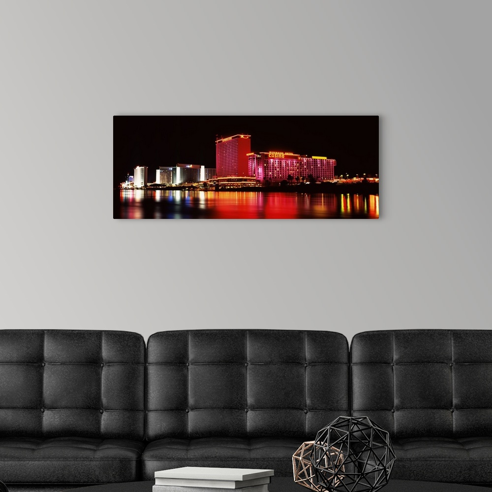 A modern room featuring Casinos at the waterfront, Laughlin, Clark County, Nevada, USA II