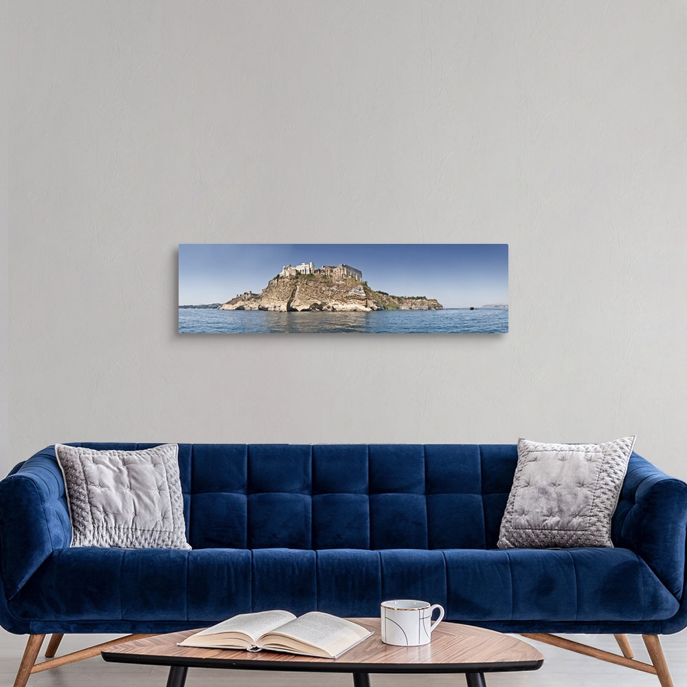 A modern room featuring Castle on an island Castello Aragonese Ischia Island Procida Campania Italy