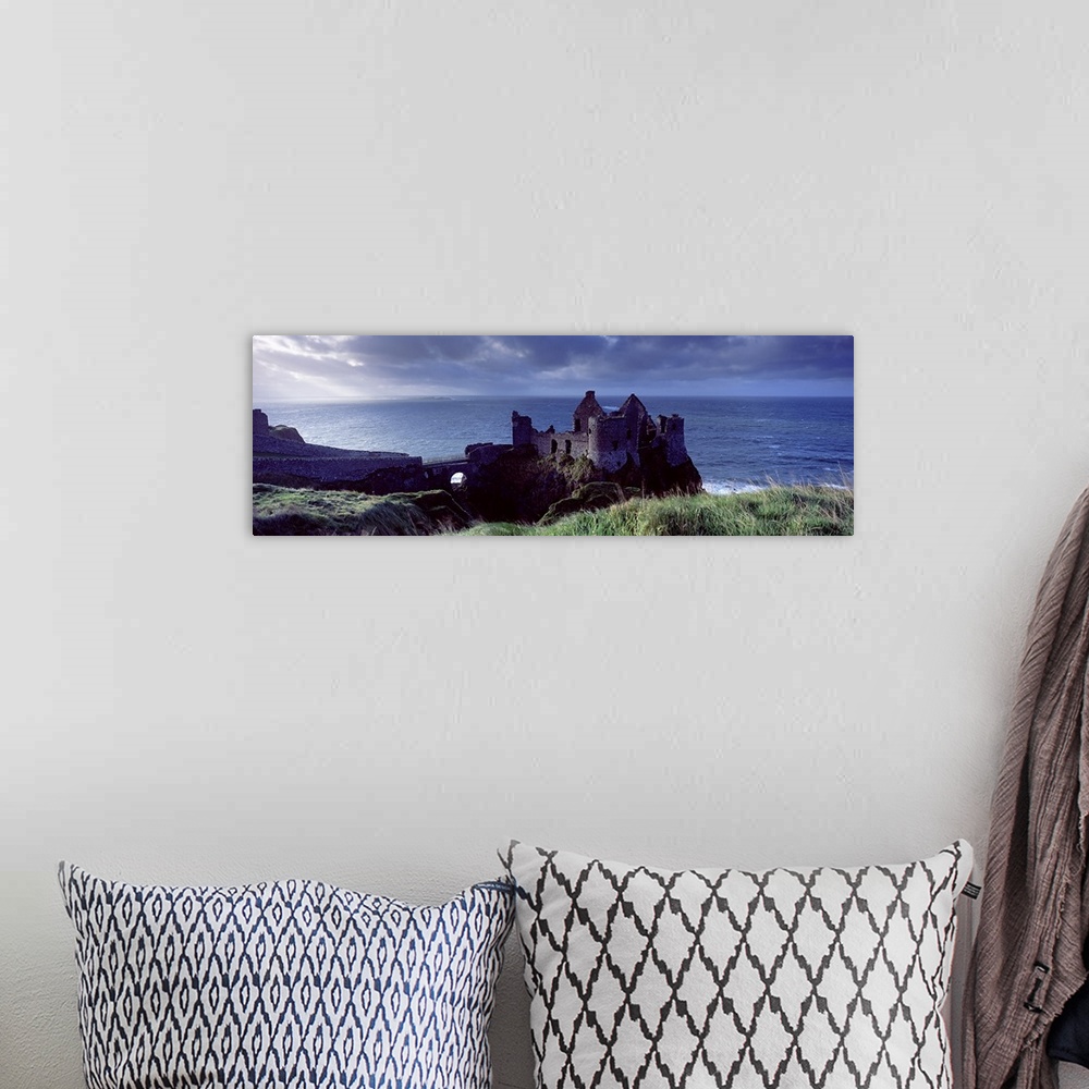 A bohemian room featuring Castle on the coast, Dunluce Castle, County Antrim, Northern Ireland