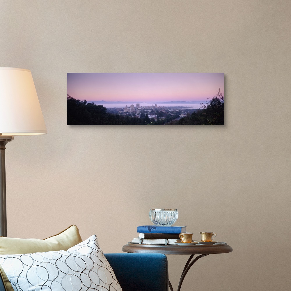A traditional room featuring City at morning, Asheville, Buncombe County, North Carolina