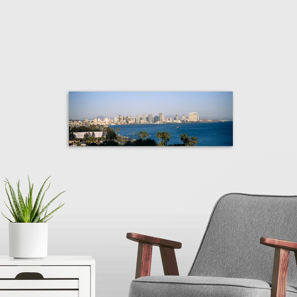 A modern room featuring City at the waterfront, San Diego, San Diego Bay, San Diego County, California