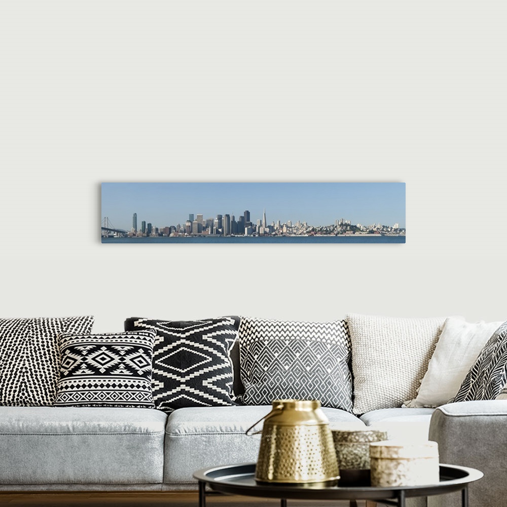 A bohemian room featuring City at the waterfront San Francisco Bay San Francisco California