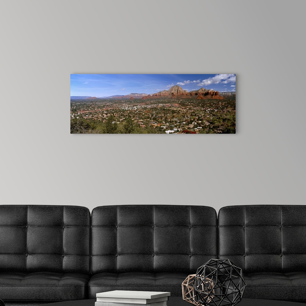 A modern room featuring City with rock formations in the background Cathedral Rocks Sedona Coconino County Arizona