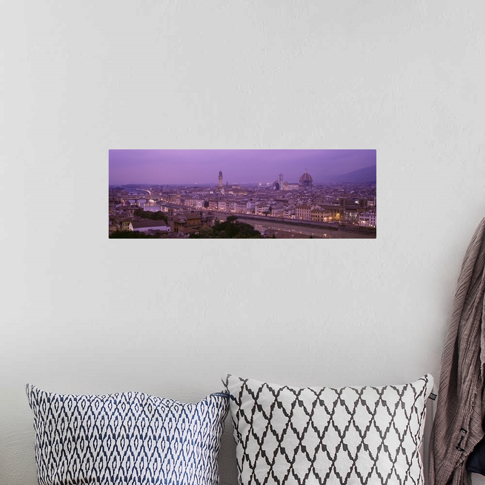 A bohemian room featuring Cityscape Florence Italy
