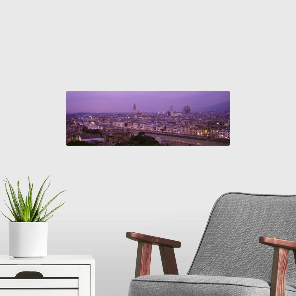 A modern room featuring Cityscape Florence Italy