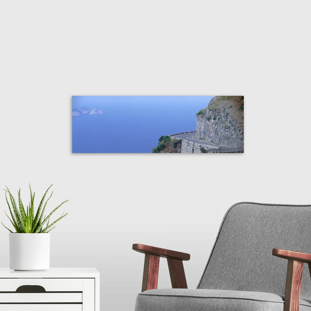 A modern room featuring Cliff Road near Positano Italy