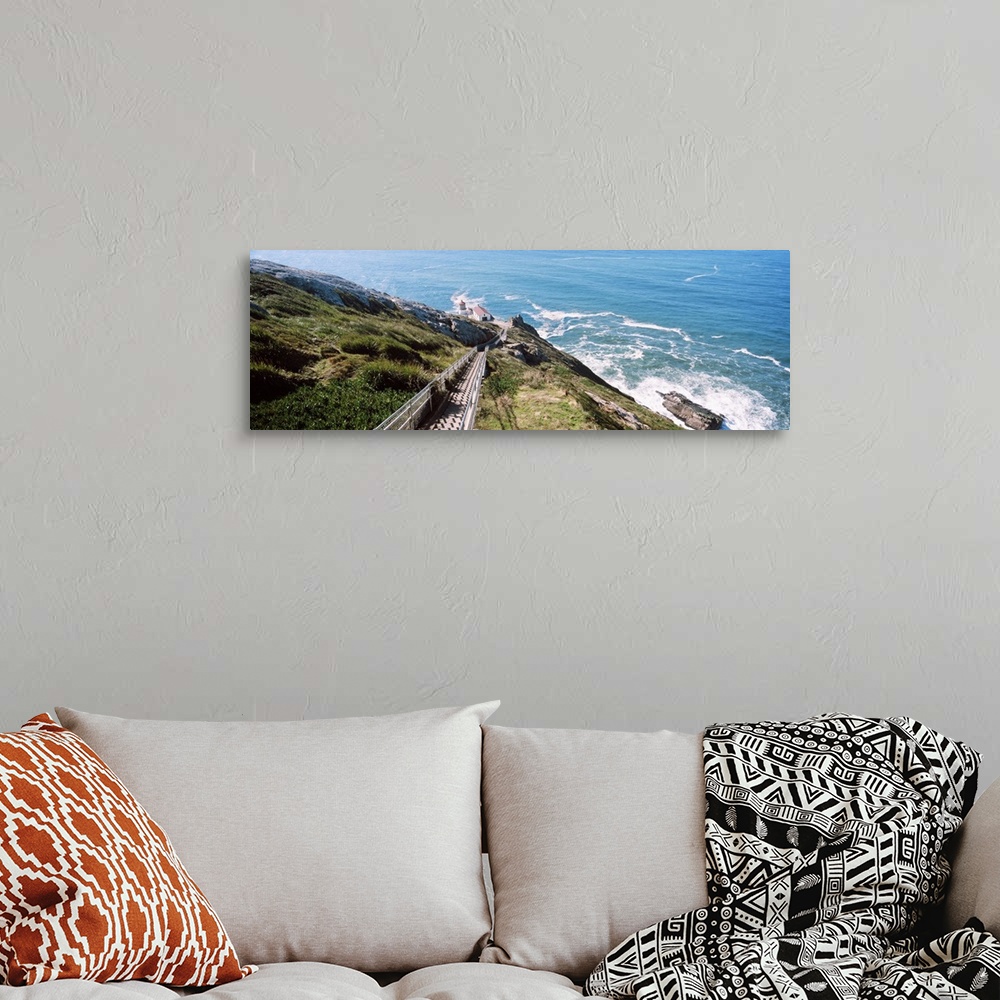 A bohemian room featuring Cliff walk at Point Reyes National Seashore, San Francisco, California