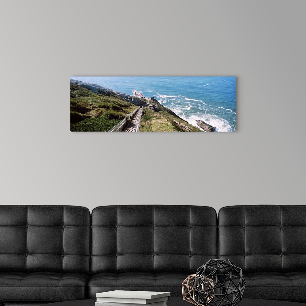 A modern room featuring Cliff walk at Point Reyes National Seashore, San Francisco, California