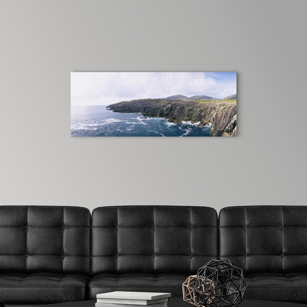 A modern room featuring Cliffs at the coast, County Kerry, Munster, Republic of Ireland