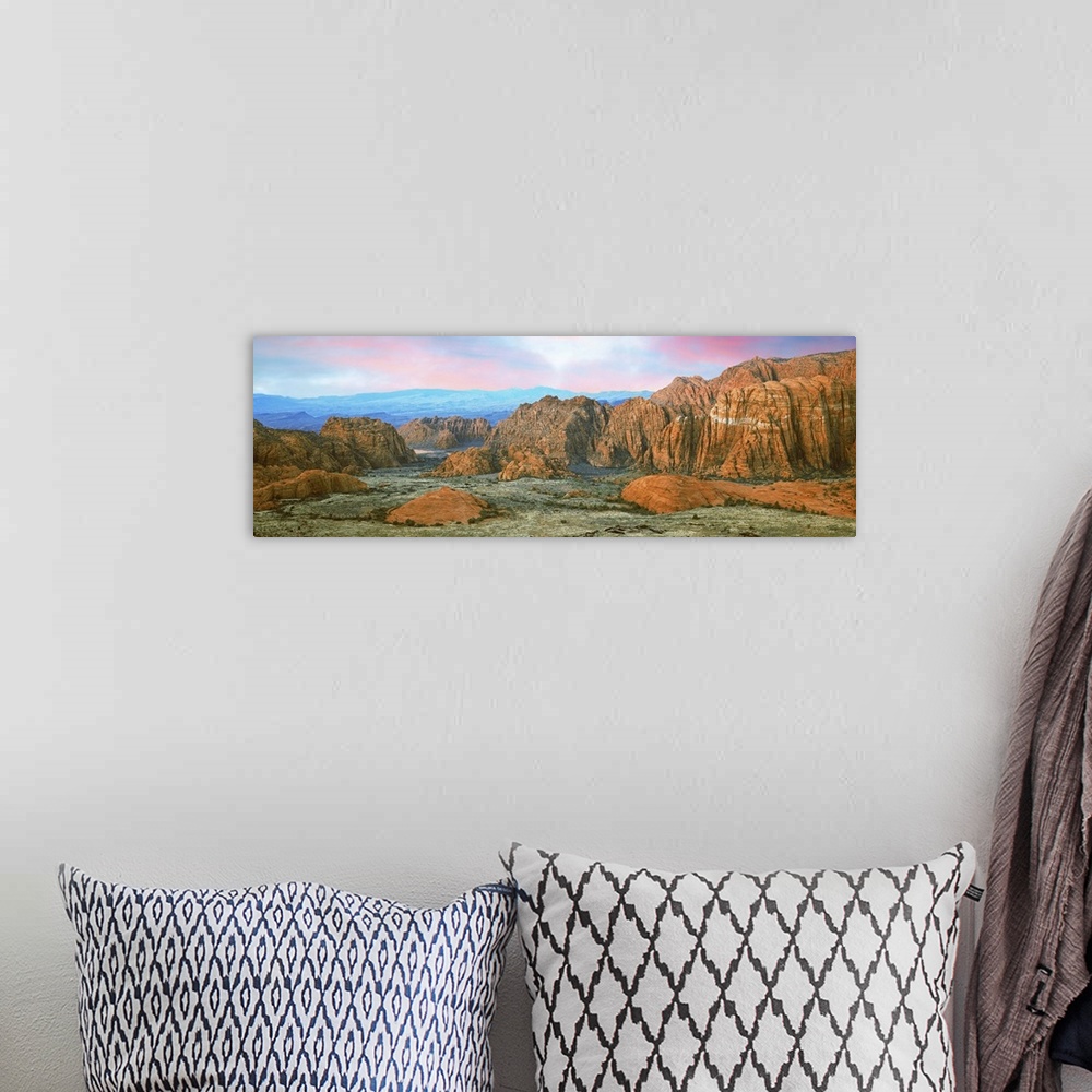 A bohemian room featuring Cliffs in Snow Canyon State Park, Washington County, Utah, USA