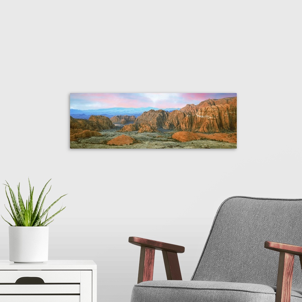 A modern room featuring Cliffs in Snow Canyon State Park, Washington County, Utah, USA