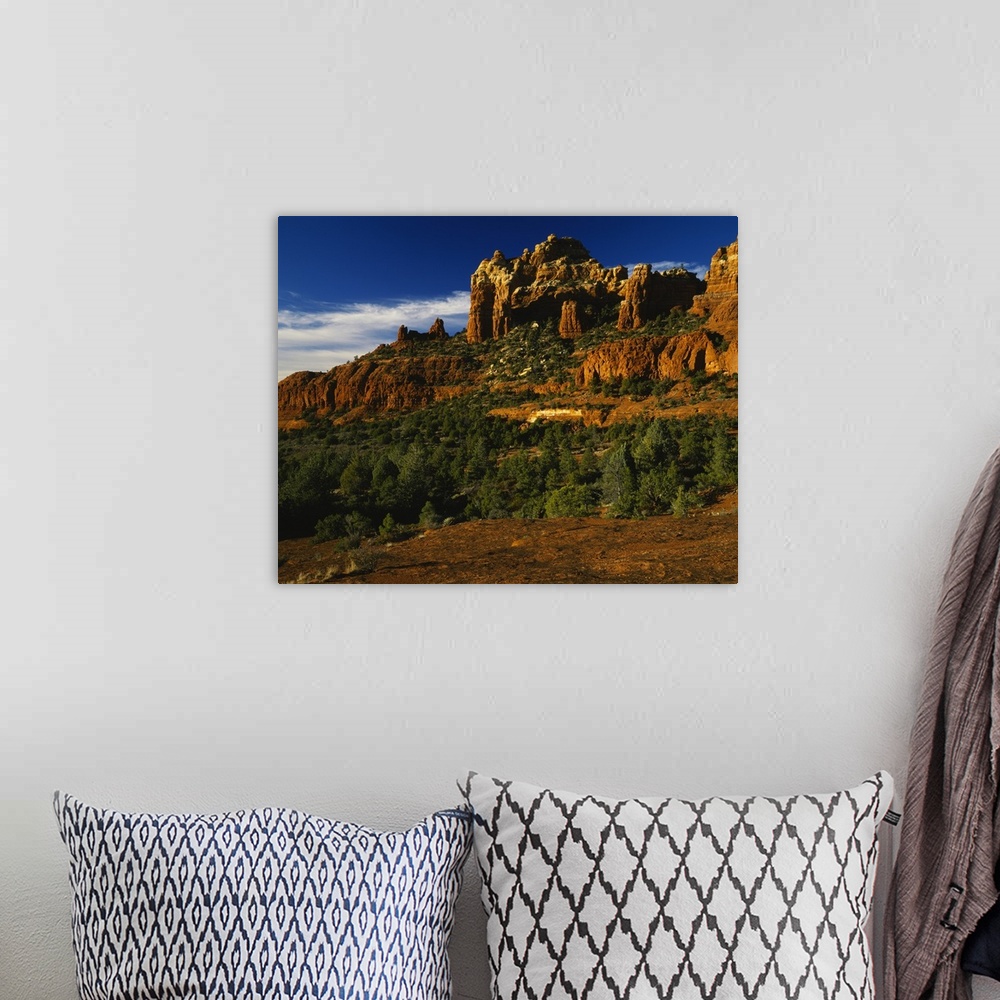 A bohemian room featuring Cliffs on a landscape, Crimson Cliffs, Margs Draw, Munds Mountain Wilderness, Coconino County, Ar...