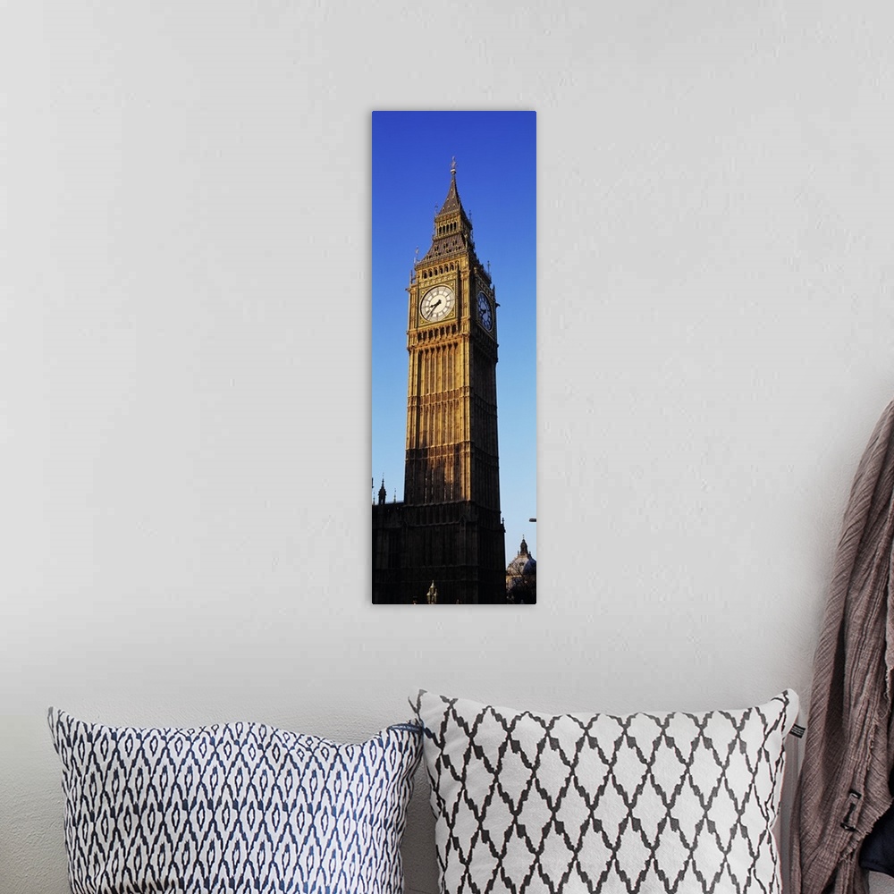 A bohemian room featuring Clock tower, Big Ben, Houses of Parliament, London, England