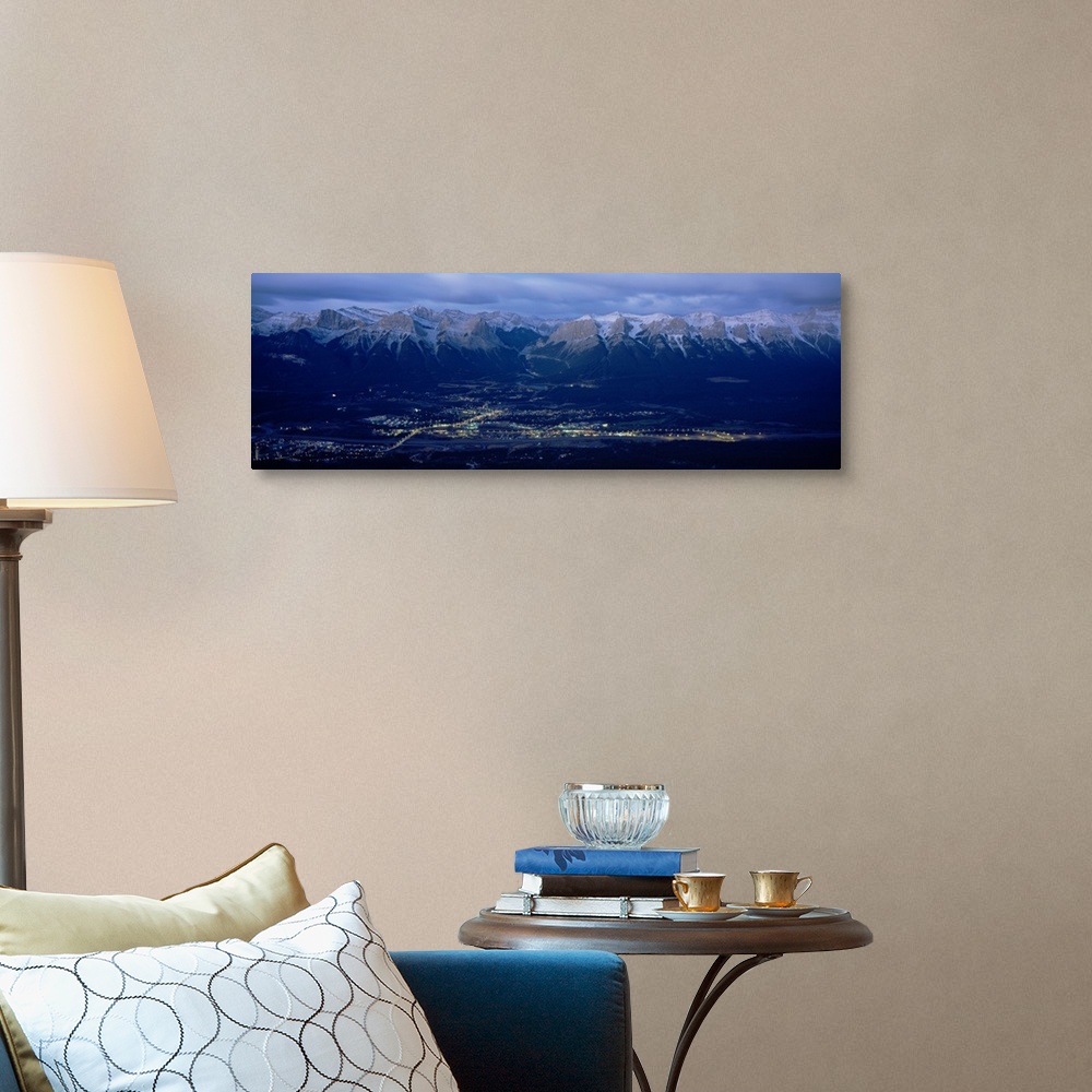 A traditional room featuring Cloud over mountains, Canmore, Alberta, Canada
