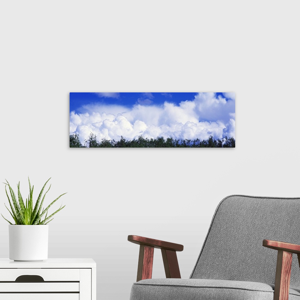 A modern room featuring Clouds AK