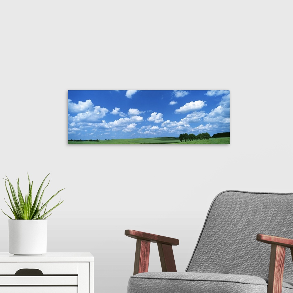 A modern room featuring Clouds Field Germany