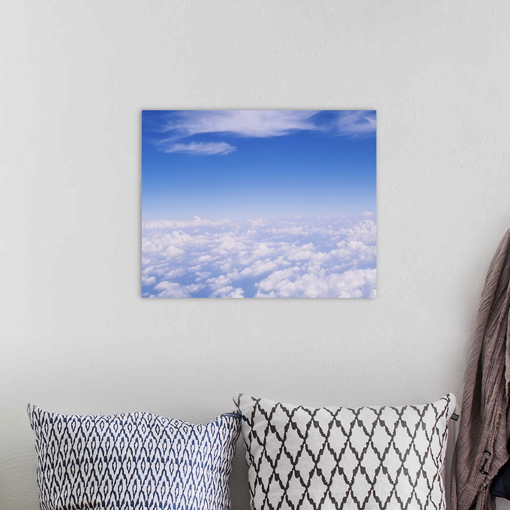 A bohemian room featuring Clouds From Above