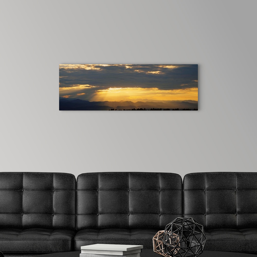 A modern room featuring Clouds in the sky, Daniels Park, Denver, Colorado