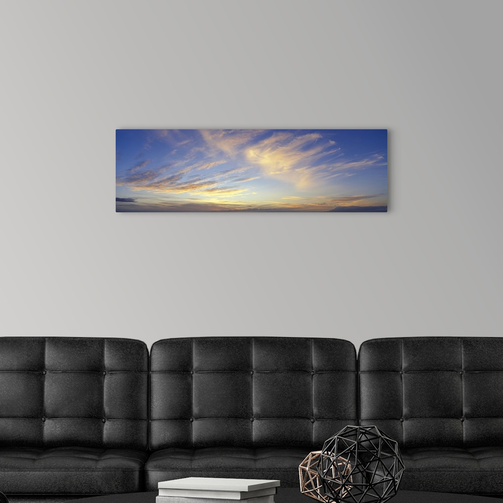 A modern room featuring Sunset over Maui HI USA