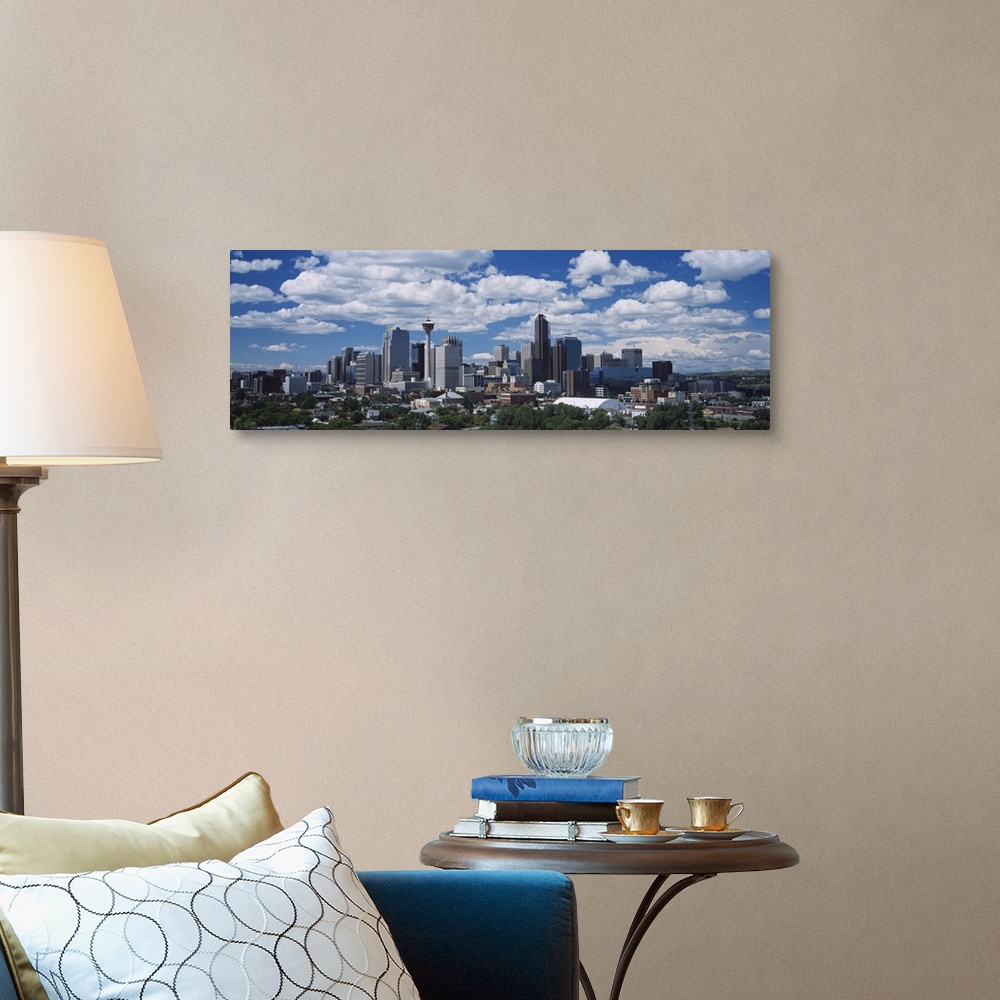 A traditional room featuring Clouds over a city, Calgary, Alberta, Canada