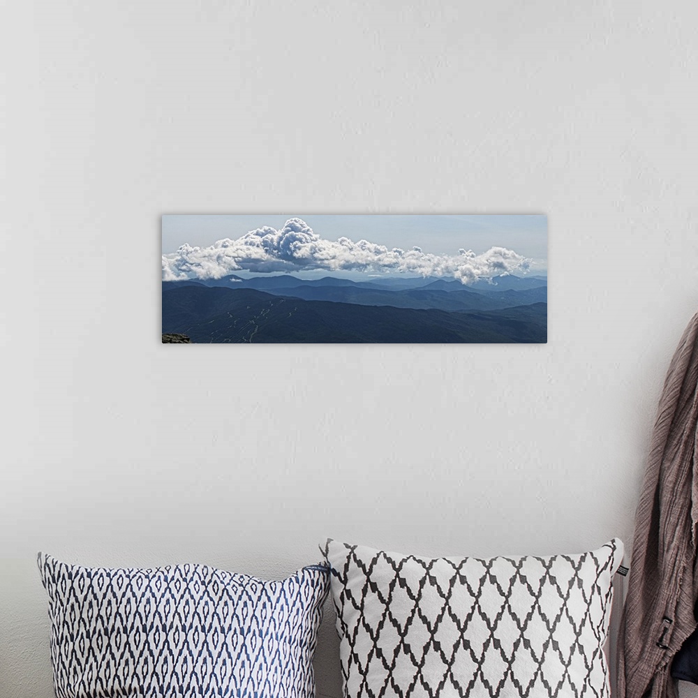 A bohemian room featuring Clouds over mountains, Mt Washington, New Hampshire