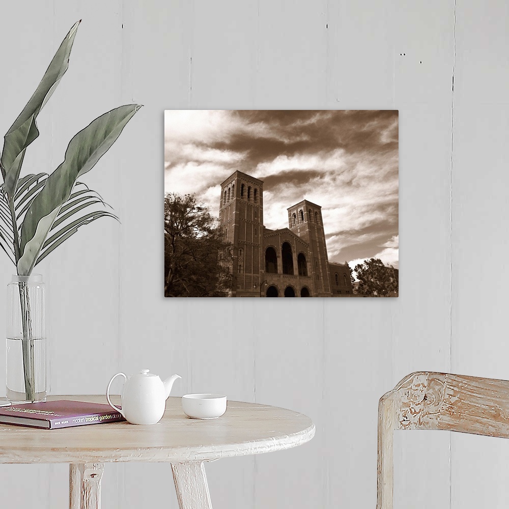 A farmhouse room featuring Clouds over the Royce Hall, UCLA, California