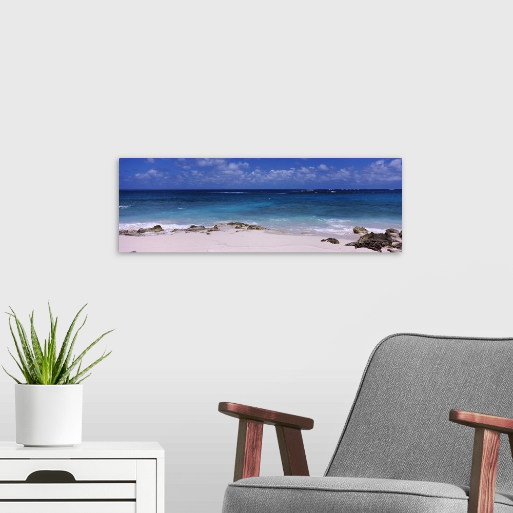 A modern room featuring Clouds over the sea, Island Harbour, Anguilla